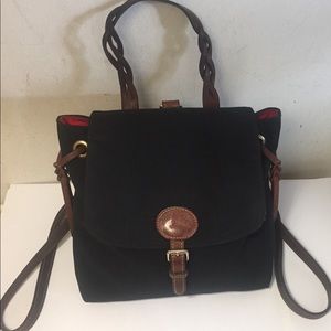 Dooney and Burke medium Backpack,  in navy blue